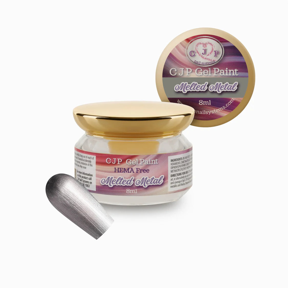 Gel Paint CJP 8ml Melted Metal