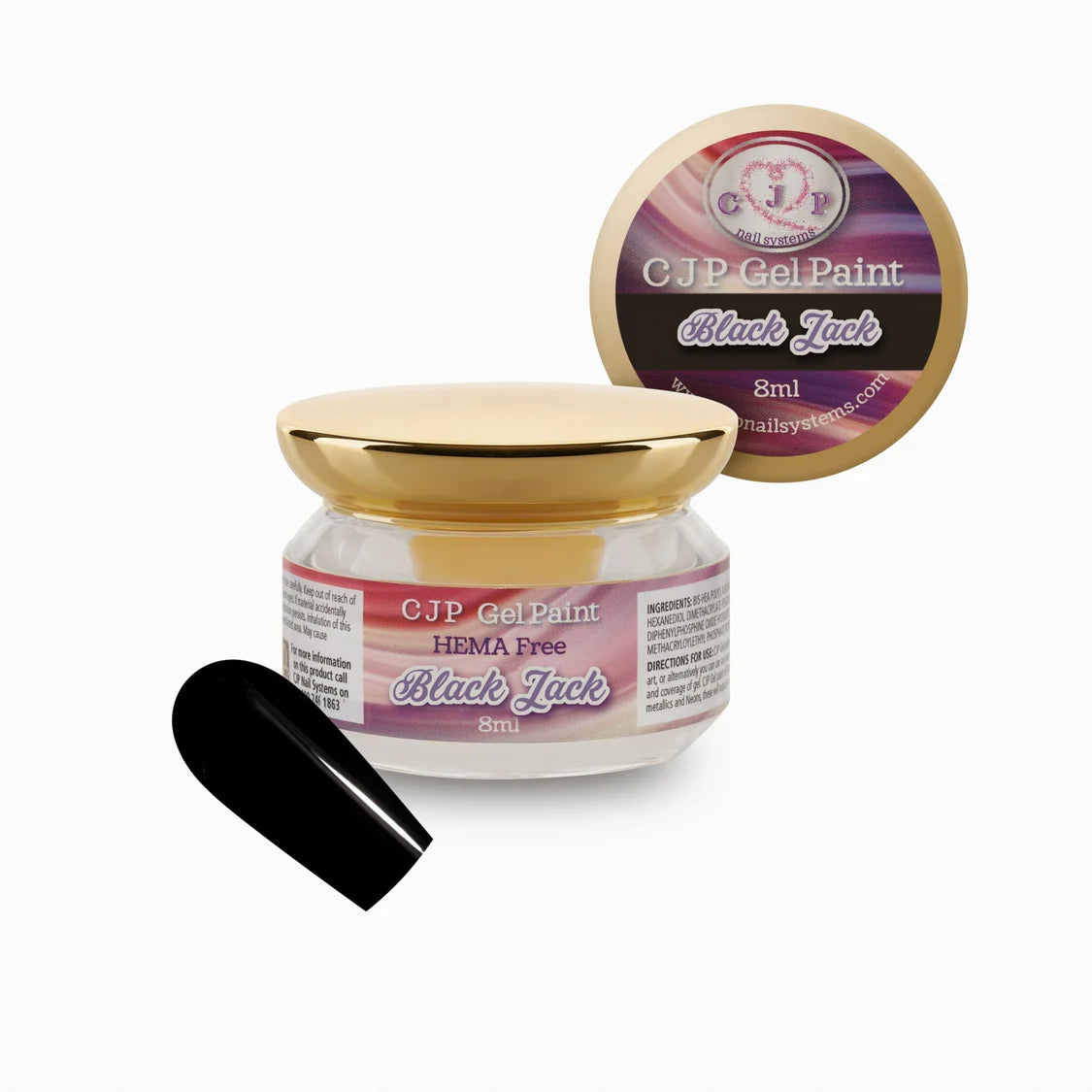 Gel Paint CJP 8ml Black Jack