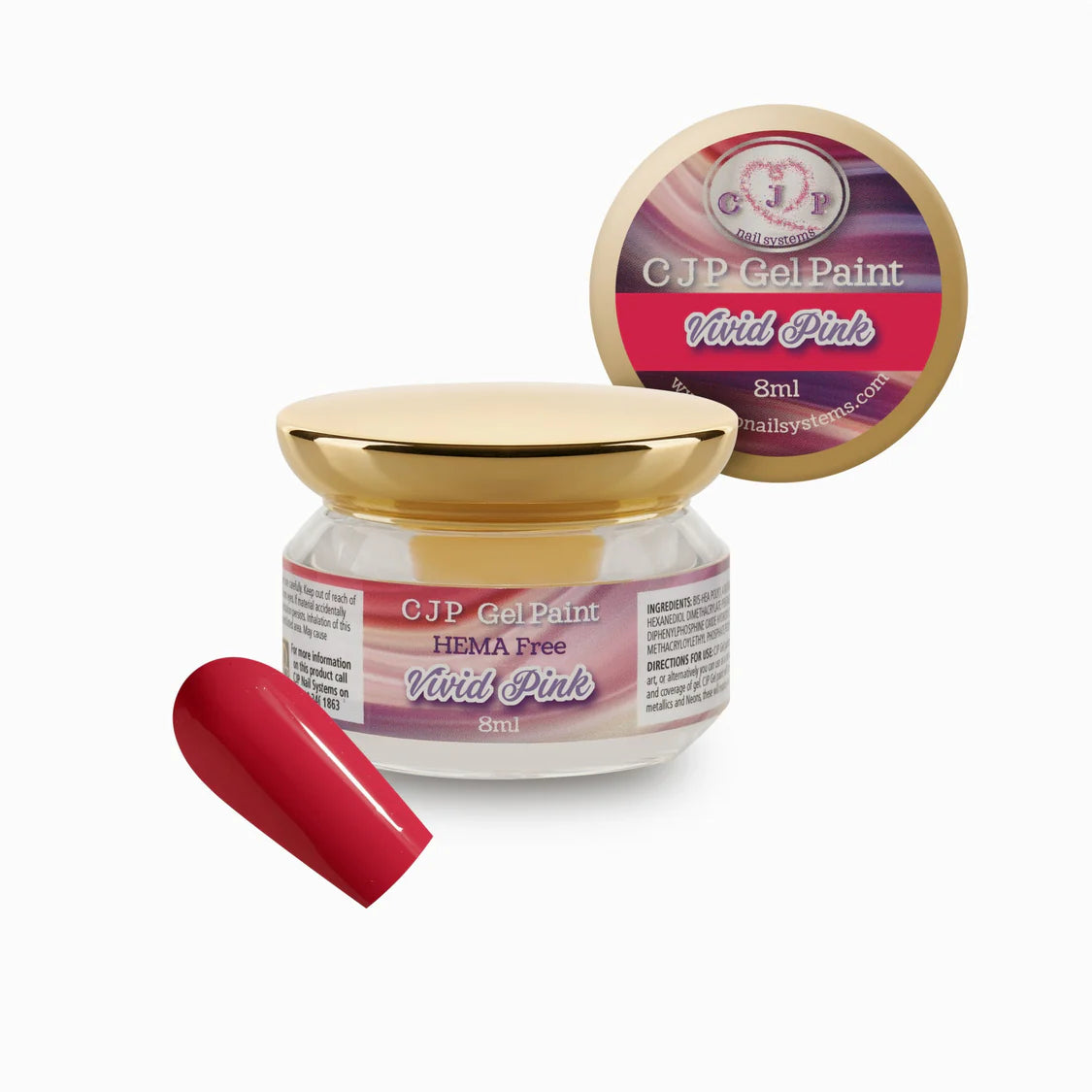 Gel Paint CJP 8ml Vivid Pink