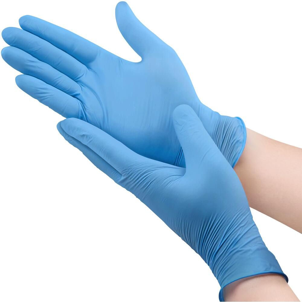 Blue Nitrile Gloves (50 Pairs)
