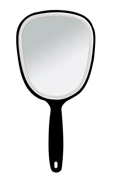 Hand Held Mirror - ORANGE