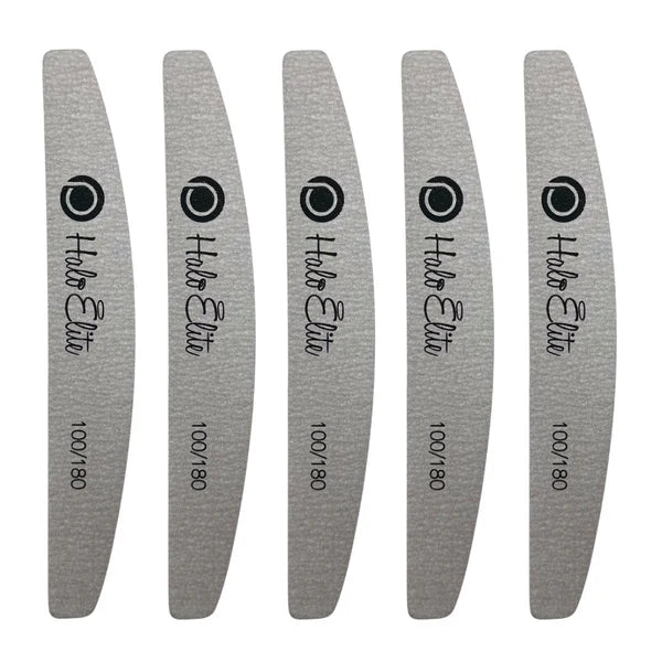 Halo Elite Half Moon Zebra Foam File 100-180