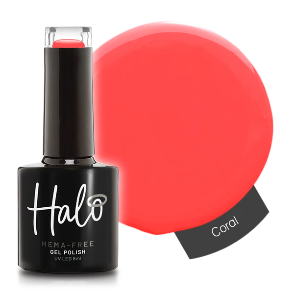 Halo Gel Polish 8ml Coral